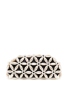 0711 Pearl Clutch Bag In Yellow