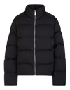 GIVENCHY WOMAN BLACK PADDED JACKET WITH 4G ALL-OVER MOTIF