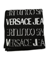 VERSACE JEANS COUTURE WOOL BLEND SCARF WITH THE UNMISTAKABLE MONOGRAM