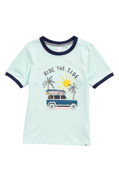 Sovereign Code Kids' Stand-in Graphic T-shirt In Tide-ride/ Pale Blue