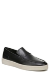 Vince Men's Toren Leather Slip-on Sneaker Loafers In Black