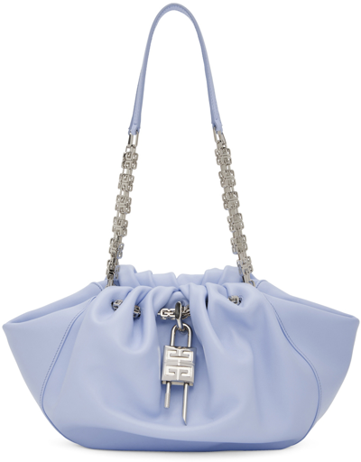 Givenchy Blue Small Kenny Shoulder Bag In Light Blue