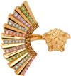 Versace Gold Ventagli Medusa Ring In 4j580  Gold M