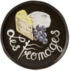 HARLIE BROWN STUDIO SSENSE EXCLUSIVE BLACK 'LES FROMAGES' CHEESE PLATE