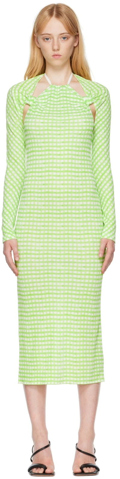 80s green dress Jacquemus main image 0
