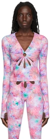 Collina Strada Ssense Exclusive Pink Top In Star Fish