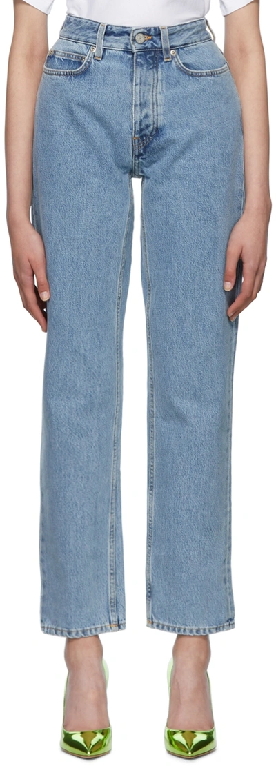 Won Hundred Blue Pearl Jeans In Distressed Blue It