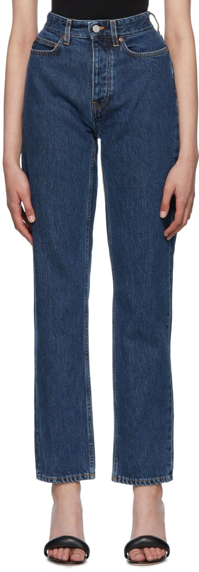 Won Hundred Blue Pearl Jeans In Stone Blue It