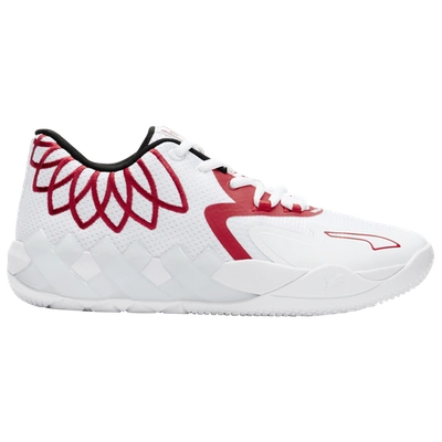 Puma Mb.01 Lo Sneakers In White/red