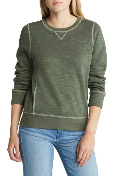 Tommy Bahama Tobago Bay Crewneck Sweatshirt In Palm Moss