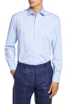 Alton Lane Mason Tailored Fit Check Stretch Button-up Shirt In Rs3102 Light Blue