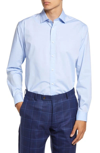 Alton Lane Mason Tailored Fit Check Stretch Button-up Shirt In Rs3102 Light Blue