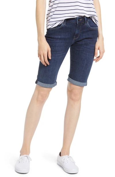 Mavi Jeans Karly Denim Bermuda Shorts In Deep Feather Blue