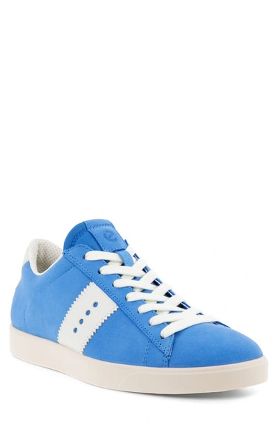 Ecco Street Lite Retro Sneaker In Regatta/ White