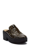 Matisse Kelly Clog In Olive Croc