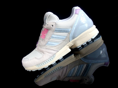 Pre-owned Adidas Originals Adidas Zx 8000 W Torsion Damen Sneaker Weiss/hell-grau/sky/rosa-pink Gr.38