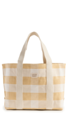 Loeffler Randall Oversized Bodie Gingham Open Tote In Blush Gingham
