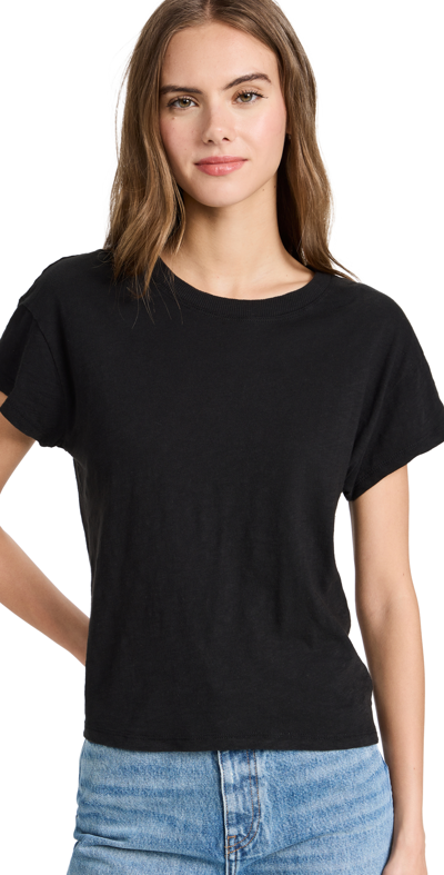 Z Supply Modern Slub Tee In Black