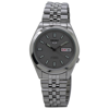 Seiko 5 Automatic Silver Dial Mens Watch Snxb65j5 In Black,silver Tone
