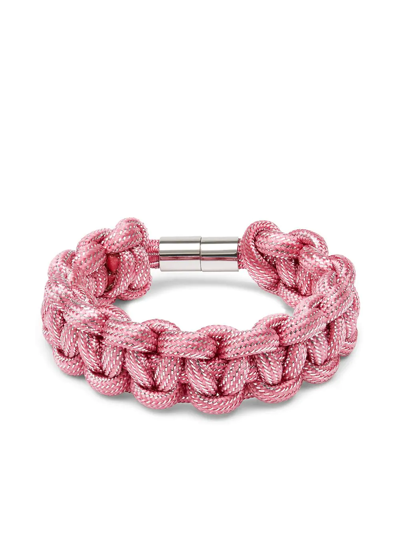 Isabel Marant Rope-detail Clasp-fastening Bracelet In Pink