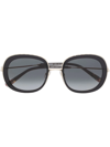 MISSONI EYEWEAR OVERSIZED SQUARE-FRAME SUNGLASSES