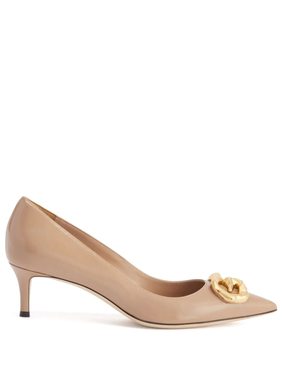 Giuseppe Zanotti Diorite Zali 85mm Pumps In Neutrals