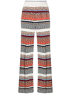 Missoni Multi-coloured Wool Knit Trousers In Multicolor