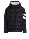 Thom Browne 4-bar Stripe Padded Jacket In Blue