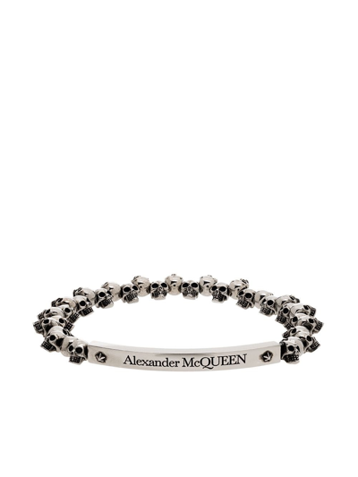 Alexander Mcqueen 'skull' Bracelet In Argento