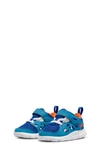 Nike Kids' Free Run 2 Sneaker In Blue/ Orange/ White