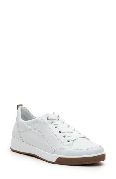 Ara Redmond Sneaker In White Gauchosoft