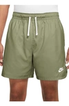 Nike Woven Lined Flow Shorts In Green