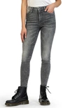 KUT FROM THE KLOTH CONNIE FAB AB HIGH WAIST RAW HEM ANKLE SKINNY JEANS
