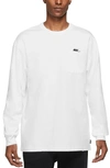 Nike Men's  Sportswear Premium Essentials Long-sleeve Pocket T-shirt In White