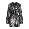 Dolce & Gabbana Wrap-effect Sequined Jersey Mini Wrap Dress In S1006