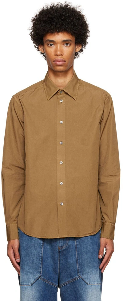 Barena Venezia Brown Camicia Maridola Shirt In 241 Nocciola