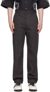 ACNE STUDIOS GRAY CASUAL TROUSERS