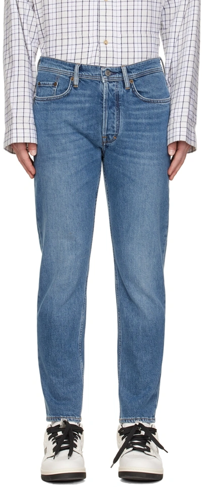 Acne Studios Blue River Jeans In Mid_blue