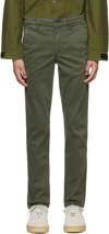Rag & Bone Fit 2 Logo-embroidered Cotton-blend Chino Trousers In Moss