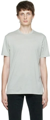 TOM FORD GRAY EMBROIDERED T-SHIRT