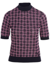 Tory Burch Cotton Knitwear In Purple