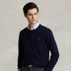 Polo Ralph Lauren Wool Crewneck Sweater In Hunter Navy