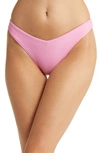 Frankies Bikinis Enzo Bikini Bottoms In Flamingo