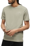 Allsaints Brace 3-pack Short Sleeve Crewneck T-shirts In Taupe/ Cinder Marl/ Mink