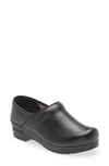 Sanita Aubrey Leather Clog In Black 002