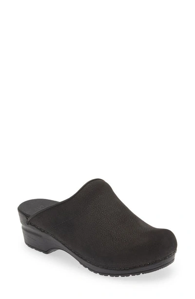 Sanita Sonja Clog In Black 002