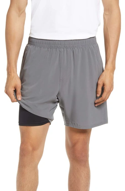 Barbell Apparel Ghost Stretch Shorts In Slate