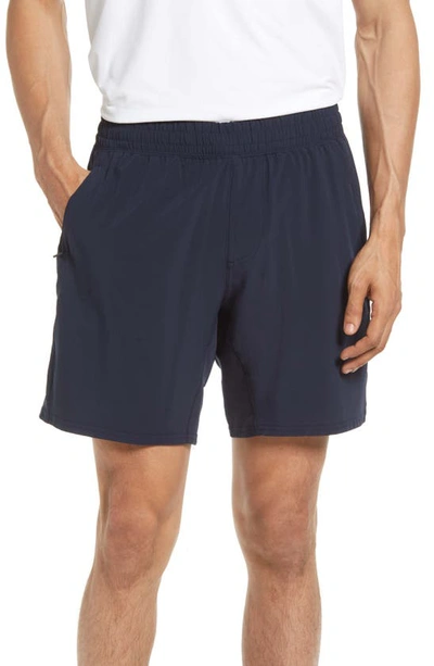 Barbell Apparel Ghost Stretch Shorts In Navy