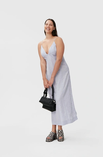 GANNI MAXI SLIP DRESS