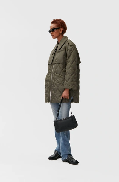 GANNI QUILT MIDI JACKET
